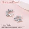 FindChic Hypoallergenic Small Star/Heart/Spike/Square Huggie Earrings for Women 14K Gold/Platinum Plated Cute Hoop Earrings Jewelry Gift for Her,
