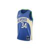 NBA Milwaukee Bucks Giannis Antetokounmpo City Edition 23/24 Swingman Jersey Multicolor Men Streetwear DX8509-407