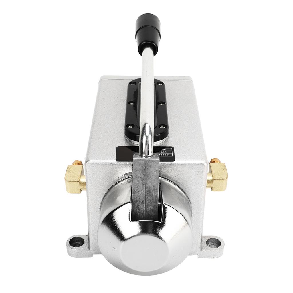 500CC ручной смазочный масляный насос с двойным выходным портом 4 мм ручной смазочный насос с ЧПУ для пробивки отверстий