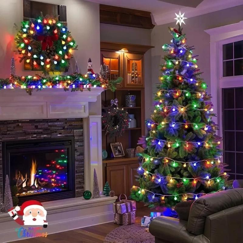 1Pack 10/20/40/80 Led Globe String Lights Battery/Usb Operated Fairy Light Waterproof for Garden Christmas Wedding Party Decor