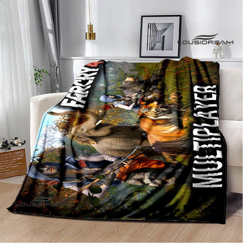 3D Игра Farcry Мультяшные напечатанные одеяла Фланелевое Теплое одеяло мягкое и удобное одеяло одеяла для пикника подарок на день рождения
