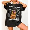 Смешная песня The Burnt Peanut Живи по Goop Умри по Goop Футболка Футболка с принтом