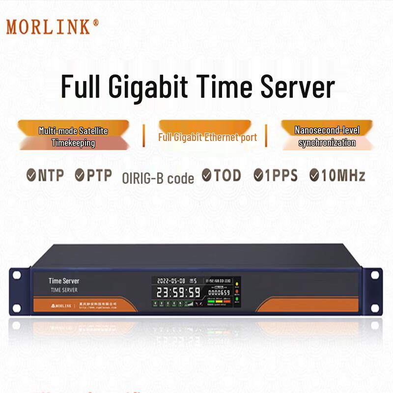 MORLINK MA-902 Full Gigabit NTP/PTP Time Server
