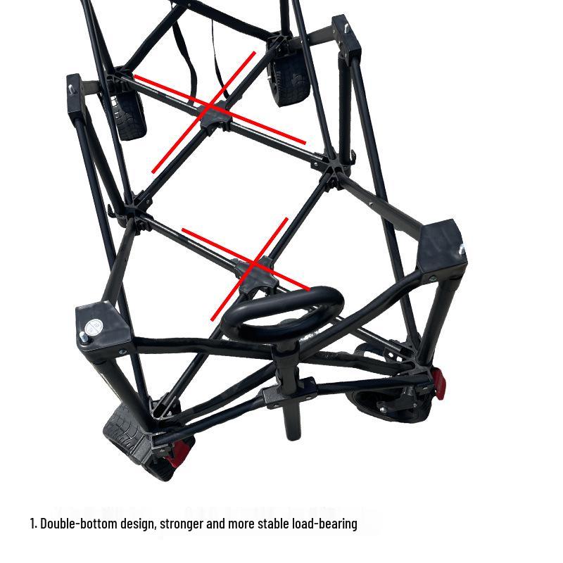 Foldable Liftable Large Table with Sunshade for RV, Camping, Fishing, Picnic, and Food Trucks