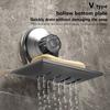 Metal Soap Dish Suction Cup Soap Container Tray Storage Rack  Bathroom Kitchen Sink Organizer
