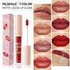 6 цветов матовая антипригарная губная помада Cup Lip Glaze водостойкая невыцветающая жидкая губная помада Water Light увлажняющий блеск для губ
