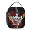 1 Piece Zipper Closure Sharp Jagged Storage Bag Pocket Ghoul School Lunch Food Box Reusable For Lunch Food Bag