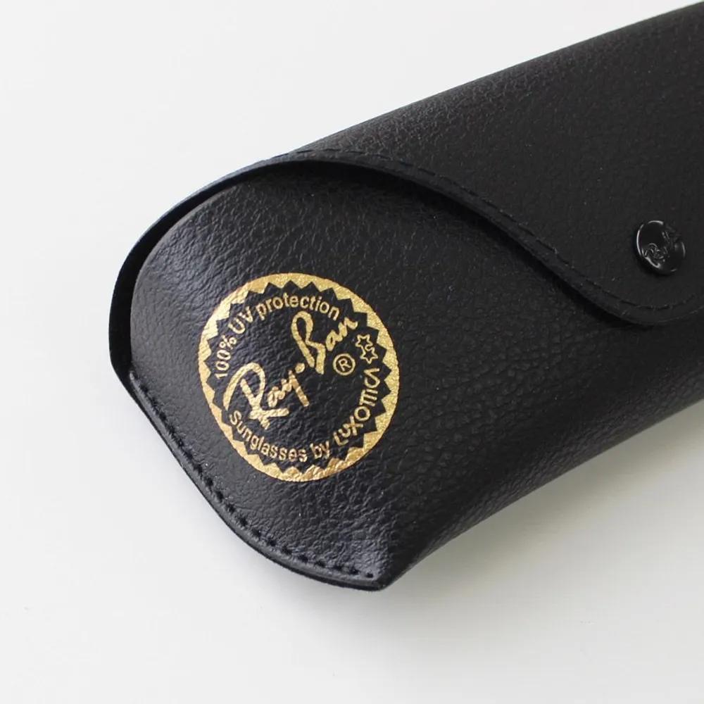 [Оригинальный футляр Ray-Ban] Кожаный футляр для солнцезащитных очков Ray-Ban Футляр для очков и солнцезащитных очков Ray-Ban 2 размера