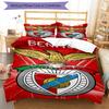3pcs Football Team (18) Design Cover Set - HD Printed Bedding with 1 Cover and 2 Pillowcases - Perfect for Home and Dorm Decor
