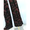 Export Single Za Home High Waist Slim Looking Elegant Elegance 2024 New Arrival Exquisite Print Loose Pants Fashion Velvet Pants