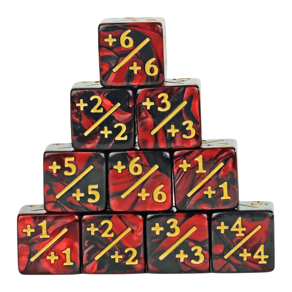 6-гранные игральные кости, игральные кости-счетчики, высококачественные игральные кости D6, однотонные разноцветные, с мраморным эффектом для математической игры, карточная игра Magic Gathering, настольная игра