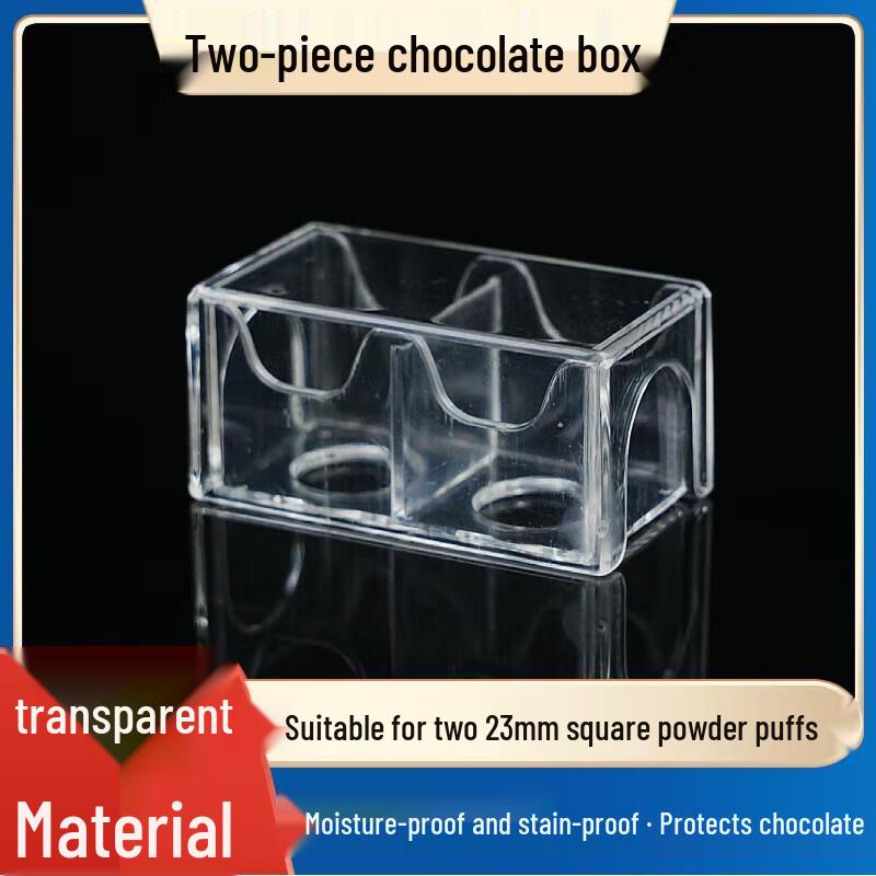 Jundingying Transparent Square Billiard Chalk Box (5-Pack)