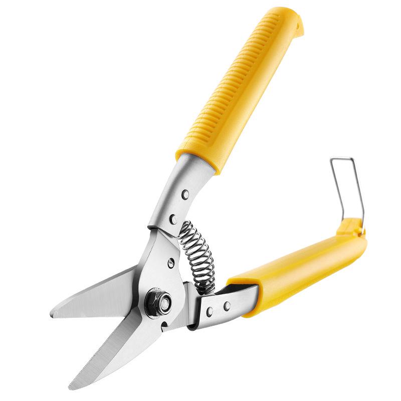 Heavy Duty Tin Snips - Multifunctional Dragon Bone Shears for PVC, Wire, Ducts, and Steel Strip Cutting