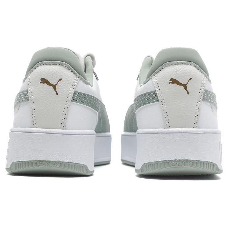 Puma Carina Street Trendy Comfortable Low-Top Sneakers Women Sneakers Light-Green 389390-11