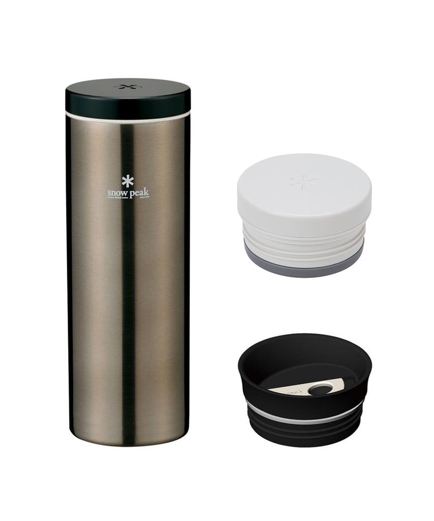 Snow Peak System Bottle 500 Dark Silver TW-071R-DS Direct from Japan