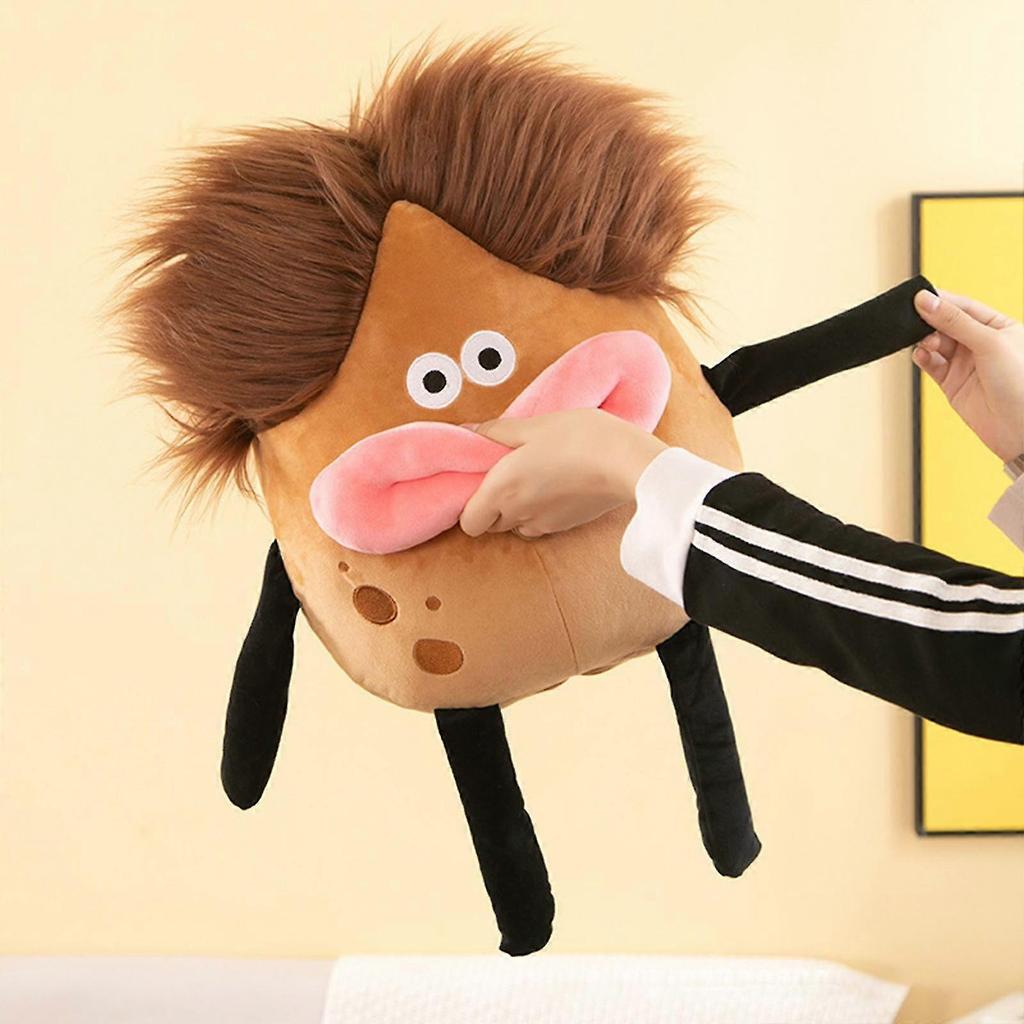 40cm Explode Hairy Potato Plush Toys, Ugly Cute Plush Dolls, Funny Dolls Dolls Children's Gifts