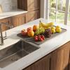 Non-Slip Silicone Drain Mat Heat Resistant Kitchen Sink Storage Mat Kitchen Sink Mat  Home Kitchen