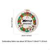 Christmas Cross Stitch Kit with 20cm Embroidery Hoop for DIY Crafting