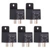 5 Pack Car Relay 4 Pin 40A SPST Model No. : JD2912-1H-12VDC