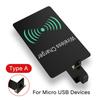 Для iPhone 5 5S SE 6 6S 6Plus 7 Plus Android Адаптер Type-C Qi Беспроводная зарядка Индукционная Пластырь Зарядная Катушка Приемник Зарядное устройство