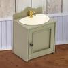 Dollhouse Bathroom Cabinet Miniature Furniture Model Classic Simulation 14.5x8x11cm Ornament Scene Decor Pretend Toy for 1/12