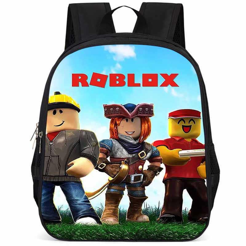 Школьный рюкзак Roblox большого объема, легкий, из Оксфордской ткани, для детей, мальчиков, девочек