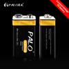 650mAh Constant Voltage 9v Battery Li-ion Rechargeable Battery Micro USB Batteries 6F22 9V Lithium for Multimeter Microphone Toy