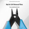 Набор щипцов для удаления бриллиантов для нейл-арта: Включает кусачки, клещи Vise Grip, маленькие металлические ножницы и прецизионные инструменты.