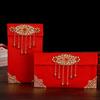 Classic Lucky Money Bag Clear Texture Faux Silk Visiting Relatives New Year Red Envelope for Family