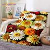 Мягкие одеяла Dream Sun Flowers Nordic Daisy, сохраняющие тепло, удобные одеяла для пикника, кровати, дивана, дома, спальни, подарок