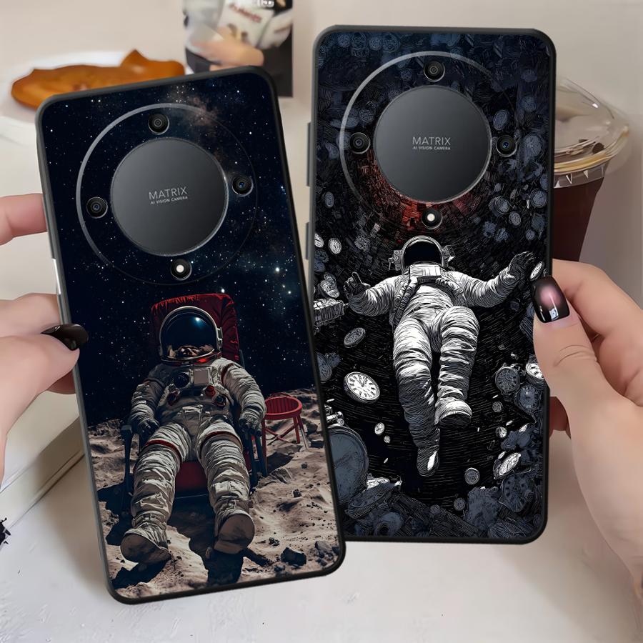 Мультяшный Астронавт Арт Чехол для Телефона для Honor X7 X8 90 200 400 Lite 70 X9a X5b 8X X6 Magic5Lite