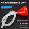 Большая пластиковая воронка для топлива, моторного масла, бытового использования и вина, подходит для автомобилей и мотоциклов
