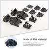 Engine Hood Latches Locking Hood Catch Kit Aluminum Alloy Hood Locks Compatible with Jeep Wrangler JK JL JT