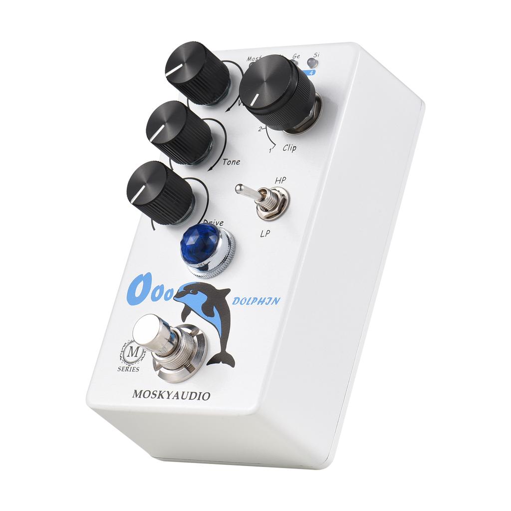 MOSKYAudio Distortion/Overdrive Guitar Effect Pedal 4 Mode Switch Volume/Tone/Drive Controls