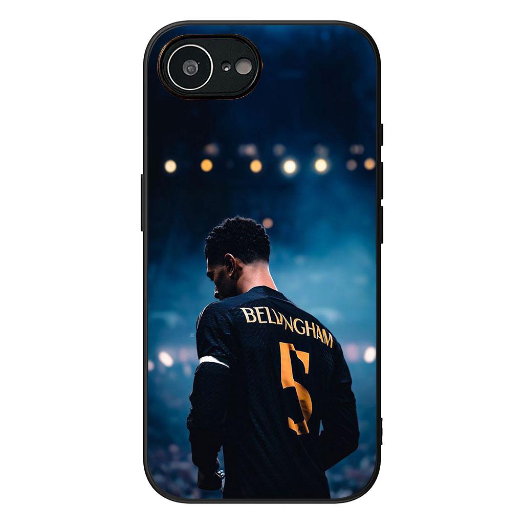 King No 5 Football B-Bellinghams No5 for Samsung Galaxy A36 A17 A26 A07 A35 A54 A53 A13 A33 A34 S8 S9 S20 S21 FE S10 Plus Case