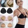 1 Pair Sponge Bra Pads Push Up Breast Enhancer Removeable Bra Padding Inserts Cups for Swimsuit Bikini Padding Intimates