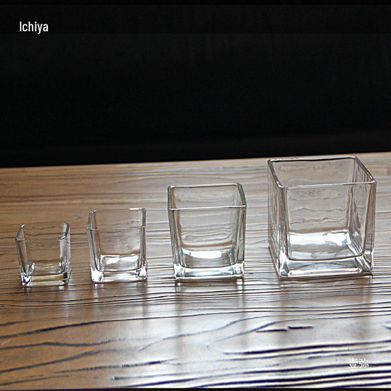 Прозрачный стеклянный подсвечник своими руками - Квадратные и круглые ветрозащитные стаканы для домашних ароматических свечей