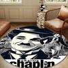 Silent Laughter Charlie Round mat, Anti-slip Circle Carpet Chair rug For livingroom,Bedroom, doormat home decor Gift Christmas Gifts
