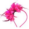 Floral Flower Headband French Style 1920s Hair Accessories Fashion Feather Hairpiece  Dance Show