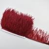 1M 5M 10Meter 8-10CM Black Ostrich Feather  Trims Natural White Ostrich Feather for Craft Ribbon Fringe for Skirt Party Clothing