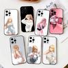 Чехол для телефона M-My Dress-Up Darling для iPhone 17,16,15,14,13,12,11 X XR Plus, Мягкий силиконовый черный чехол