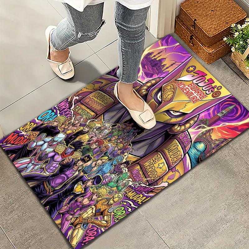 Jojos Bizarre Adventure Carpet Rug For Living Room Bedroom Home Sofa Decoration Kids Play Nonslip Floor Mat