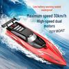 High-Speed Dual-Motor RC Boat - Waterproof Twin-Propeller Speedboat Toy for Kids