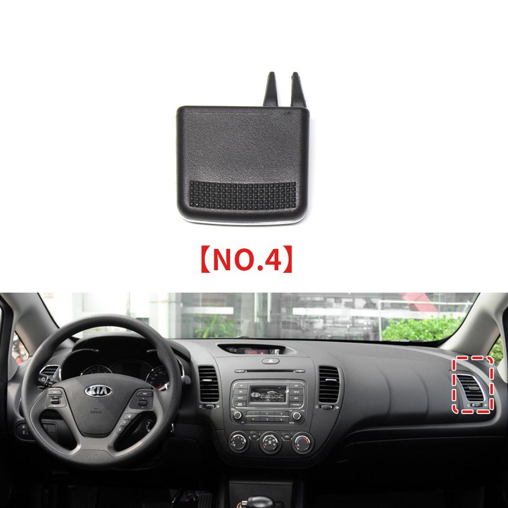 Вентиляционный переключатель для кондиционера, зажим для карты, ручка плектра направления ветра для Kia K3