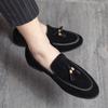 Plus Large Big Size 38-46 Tassel Men Casual Shoes Leather Loafers Office Shoes For Men Driving Moccasins Slip On Fashion Shoes