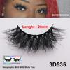 RED SIREN Накладные ресницы Норковые Пушистые Натуральные False Eyelashes 16мм 18мм Без Жестокости Многоразовые Раскрытые Норковые Ресницы Роскошный Макияж