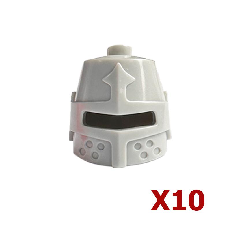 Конструктор MOC Средневековый Рыцарь Римский Солдат Аксессуар Шлем Головной убор Огненное Перо Щит Черный Орел Королевский плащ Кирпичная Игрушка