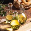 1 шт. Кувшин для масла из стекла, круглая пробка, кувшин для оливкового масла, прозрачная стеклянная бутылка, инструмент для приправ, кухонные принадлежности, бутылка для приправ