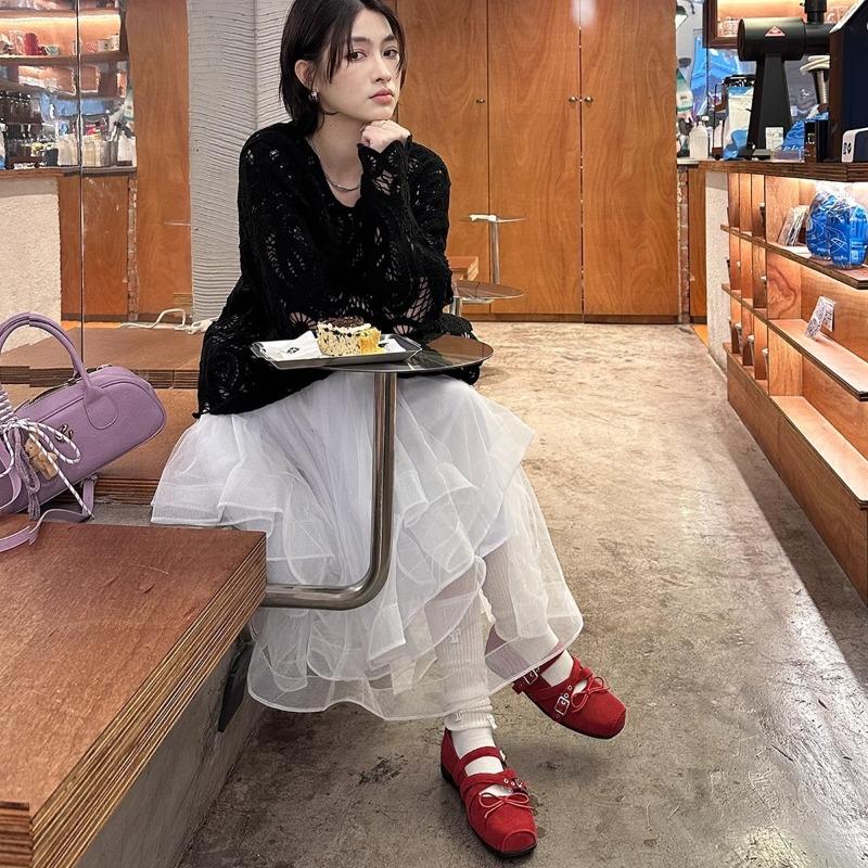 Женские туфли на плоской подошве, одинарные туфли в стиле ретро с заклепками, балетки с мелким вырезом, туфли Мэри Джейн, повседневные туфли с бантом-бабочкой, zapatos mujer