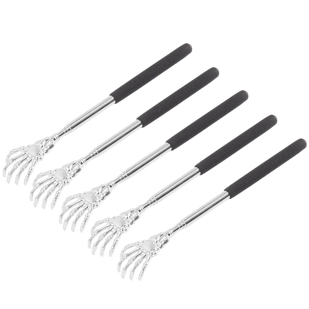 5Pcs Portable Back Massager Stainless Steel Body Massager Practical Back Scratcher Home Use